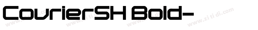 CourierSH Bold字体转换